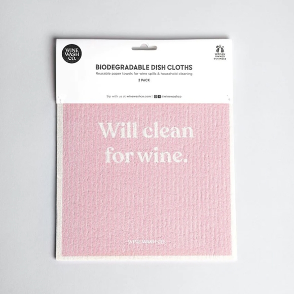 2 Pack Biodegradable Dish Cloths - Picture 3 of 9